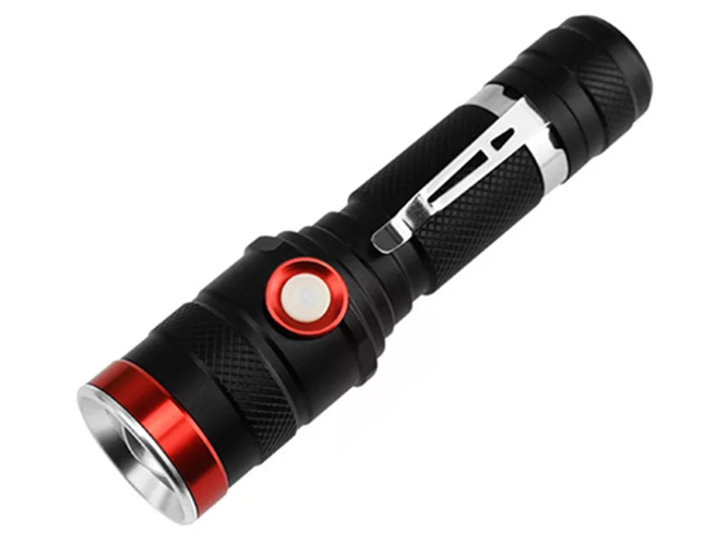 Фонарь Police BL-736-T6, 1х18650, зажим, zoom, ЗУ microUSB, Box (BL-736-T6)