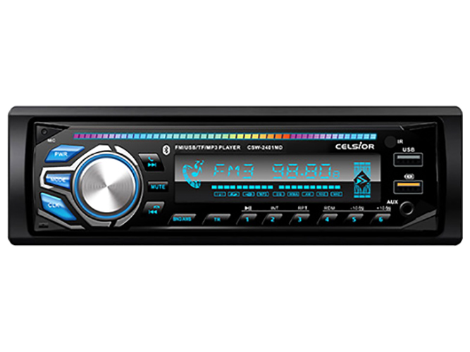 Бездисковий MP3/SD/USB/FM програвач Celsior, CSW-2401MD, Bluetooth