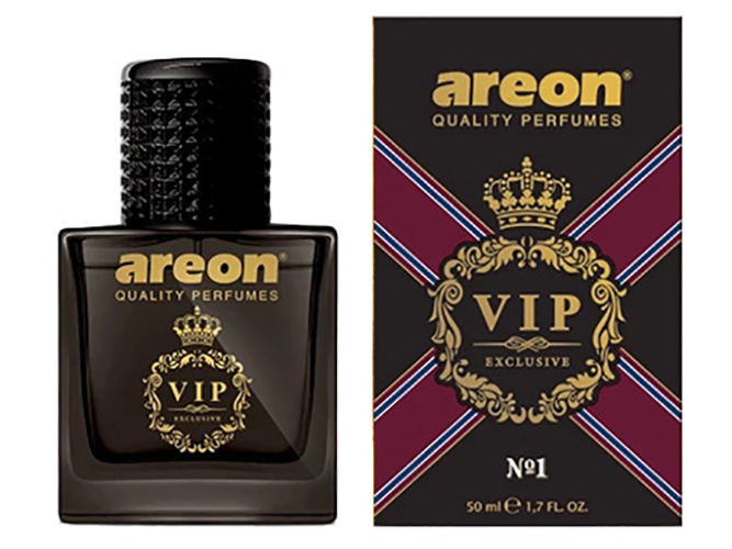 Освіжувач повітря AREON CAR Perfume VIP №1 Black Design, 50мл