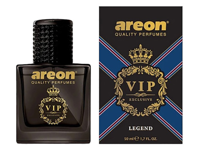 Освіжувач повітря AREON CAR Perfume VIP Legend Black Design, 50мл
