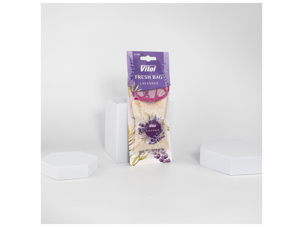 Освежитель воздуха Vitol Fresh Bag Lavender, аромат лаванды, мешочек