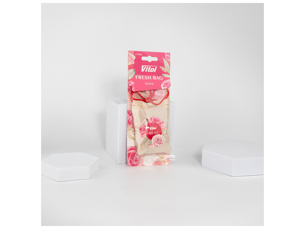 Освежитель воздуха Vitol Fresh Bag Rose, аромат розы, мешочек