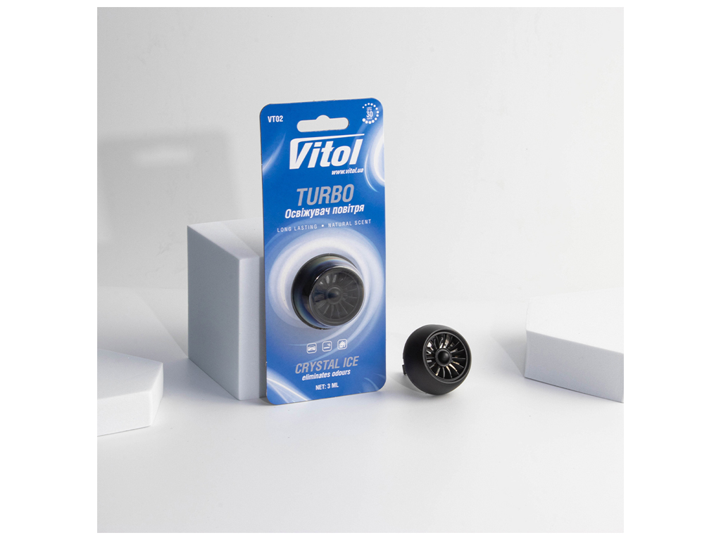 Освежитель воздуха Vitol Turbo Crystal Ice, турбо-аэрозоль