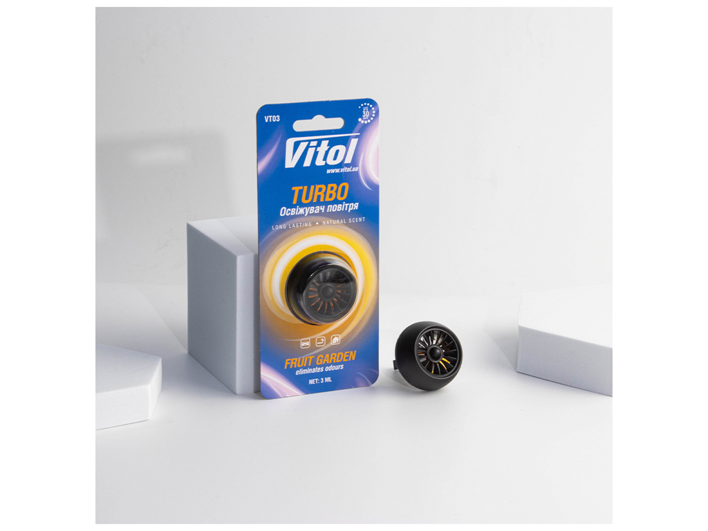 Освежитель воздуха Vitol Turbo Fruit Garden