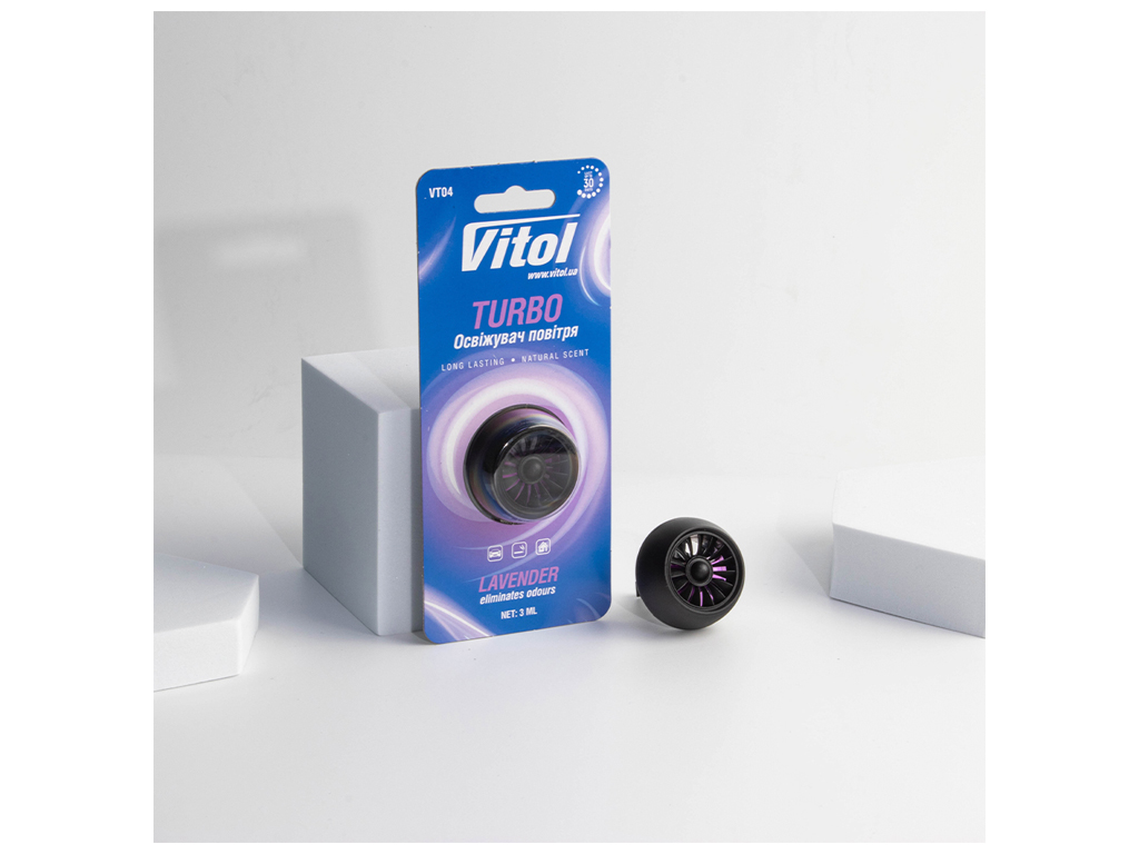 Освежитель воздуха Vitol Turbo Lavender