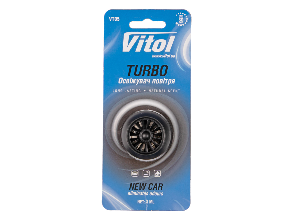 Освежитель воздуха Vitol Turbo New Car
