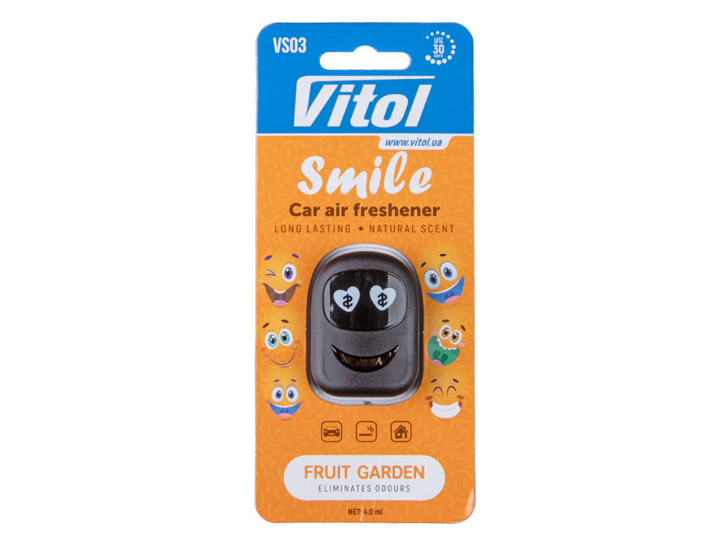 Освежитель воздуха Vitol Smile Fruit Garden, 4мл