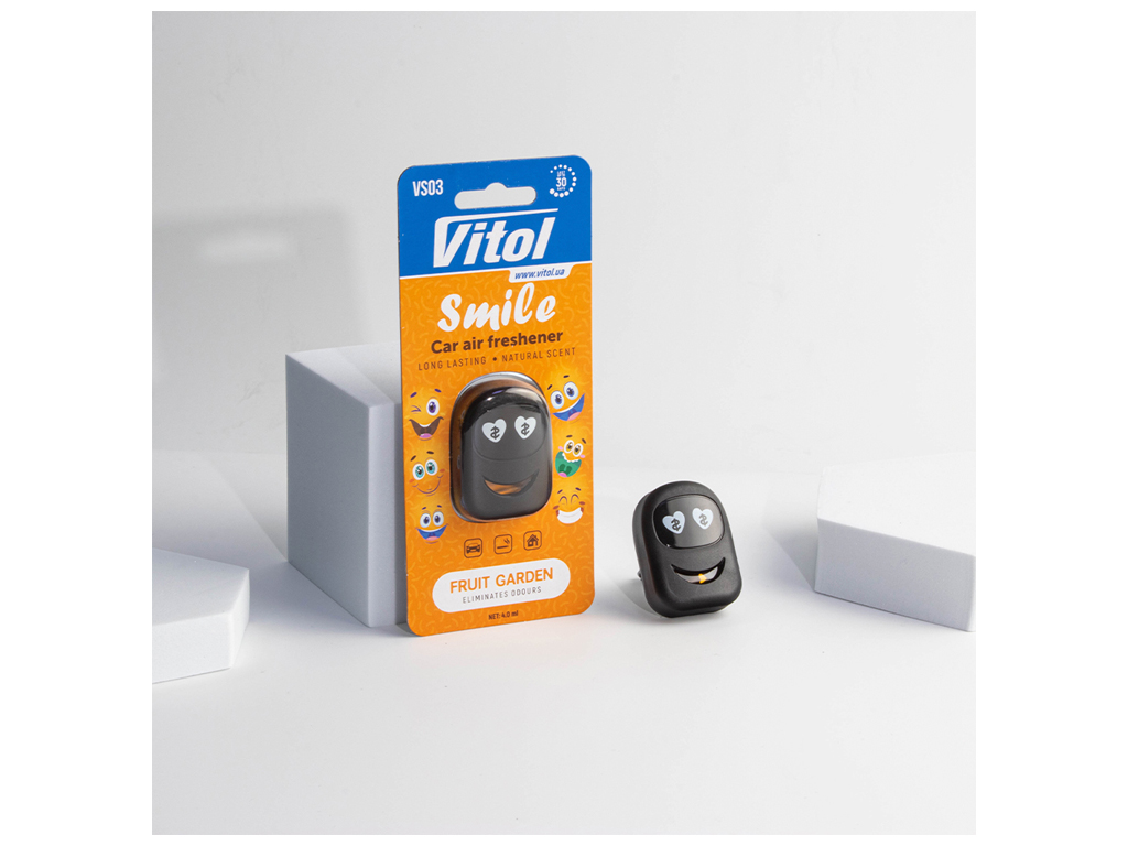 Освежитель воздуха Vitol Smile Fruit Garden, 4мл