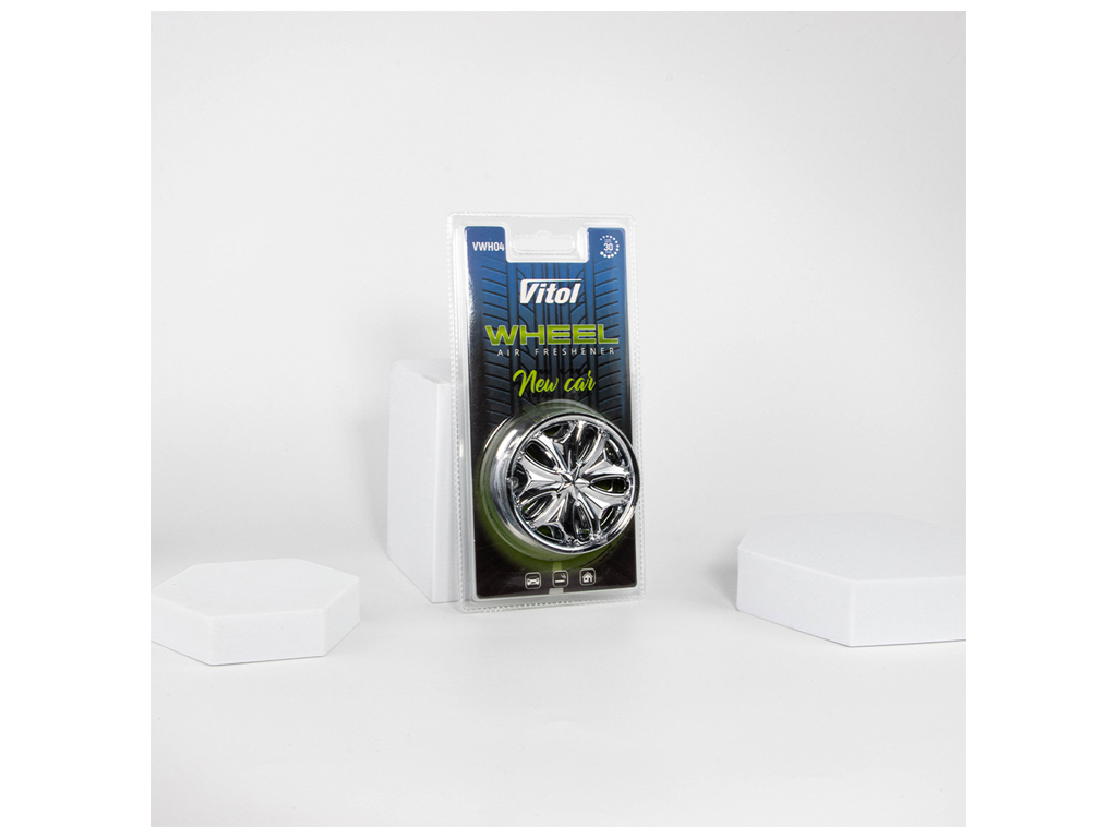 Освежитель воздуха Vitol Wheel New Car, ароматизированные гранулы