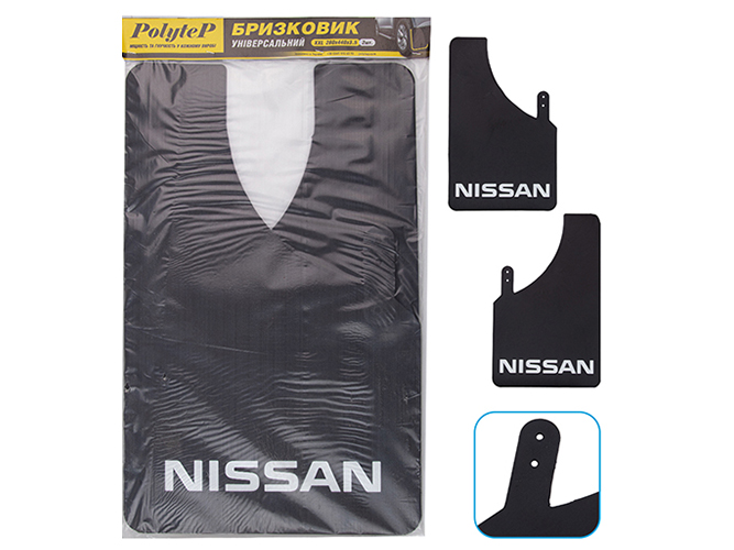 Брызговики универсальные резиновые Sport Master XXL 280х440 NISSAN, 2шт