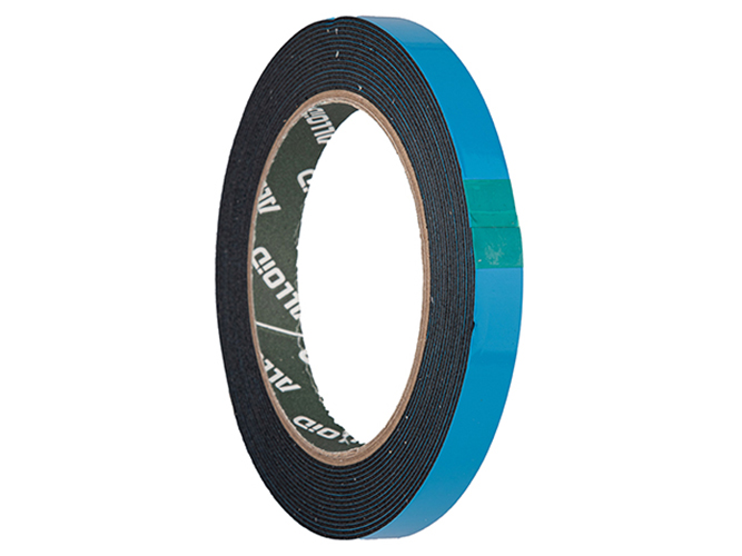 Скотч двухсторонний на вспененной основе Alloid 12мм х 5м, синий лайнер ПЭ, (DT-351205)