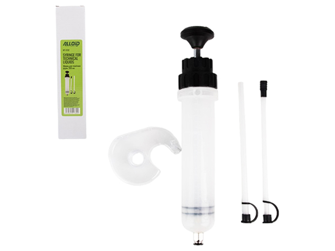 Шприц для технічних рідин Alloid, 200мл, 2 насадки (WT-5132)
