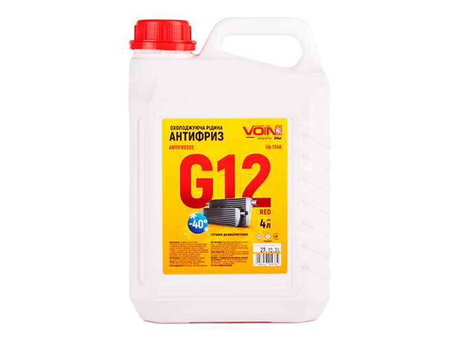 Антифриз VOIN G12 Red, 4л