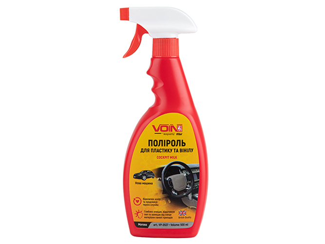 Полироль для пластика и винила VOIN матовая, Новая машина, 500мл (VP-0537)