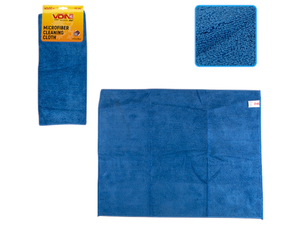 Салфетка универсальная, микрофибра, 40x50см, цвет синий VSC 4051