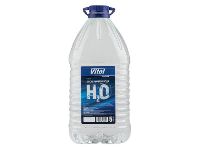 Дистиллированная вода VITOL (VTD-15), 5л