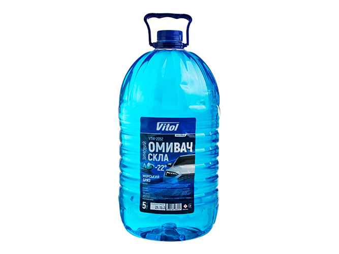 Омыватель стекла зимний VITOL -22, Морской бриз, 5л