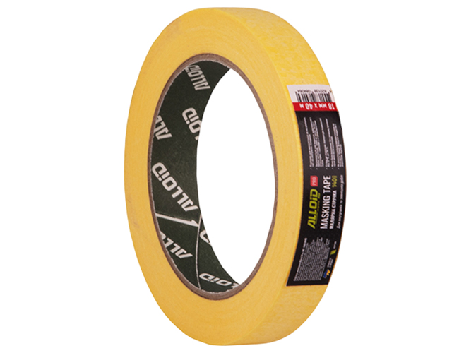 Стрічка малярська Alloid Pro, 18мм х 40м, 140мкм (MT-1401840)