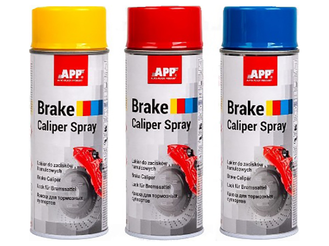 Краска для тормозных суппортов APP Brake Caliper Spray, 400мл, синий, аэрозоль (210152)