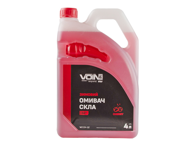 Омыватель стекла зимний VOIN -12 Cherry, с лейкой, 4л