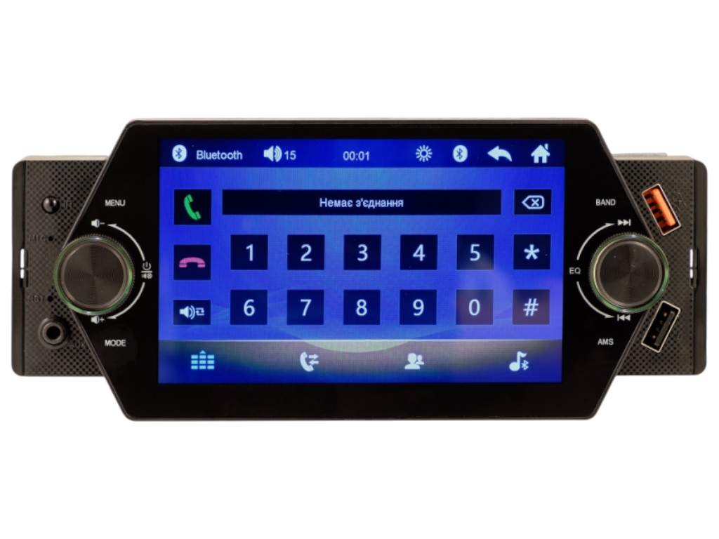 Автомагнитола Celsior CSW-500MT, USB, SD, AUX, Bluetooth, сенсорный 5 дюймовый дисплей, цвет черный
