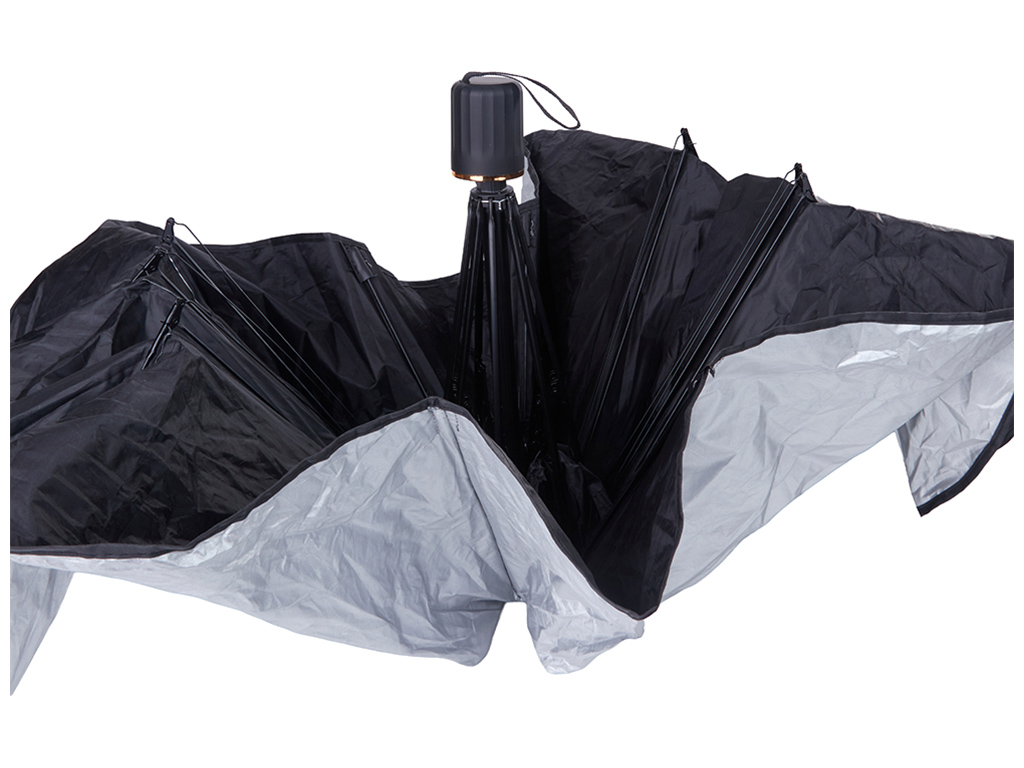 Шторка - зонтик солнцезащитный на лобовое стекло Vitol, 140х79см