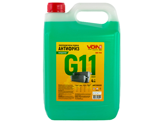 Антифриз Voin G11, концентрат Green, 4л