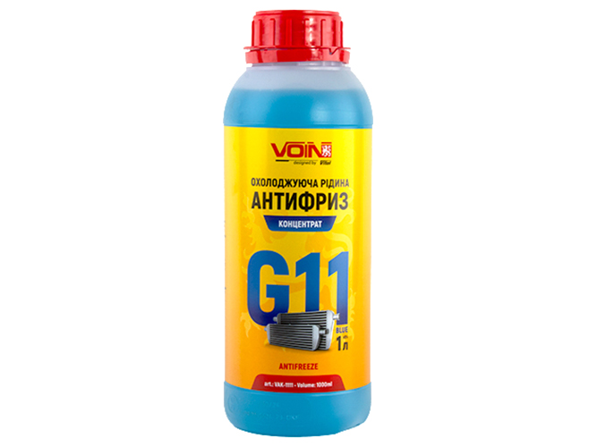 Антифриз Voin G11, концентрат Blue, 1л