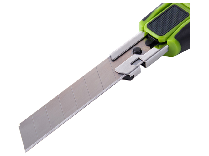 Нож пластик/резина Alloid Pro, усиленный с выдвижным сегментным лезвием SK5, 18мм (3шт)