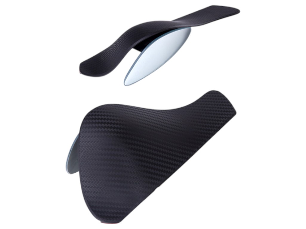 Дзеркало мертва зона, кріплення скотч, аеродинамічна форма, пластик, дзеркальне скло, 2шт