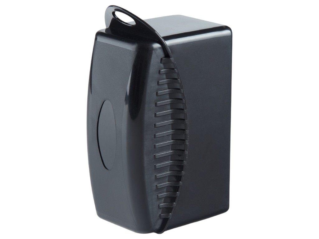 Аплікатор для чорніння гуми, пластик, щільна піна, 12×5,5×7см, колір чорний