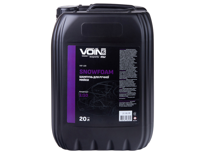 Шампунь для ручной мойки (2а фаза) Voin SnowFoam, 1:10, 20л
