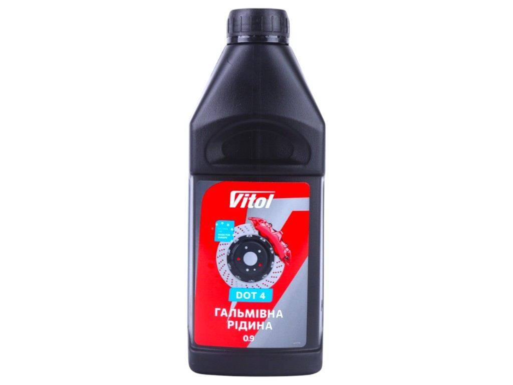 Тормозная жидкость Vitol dot-4, 900мл