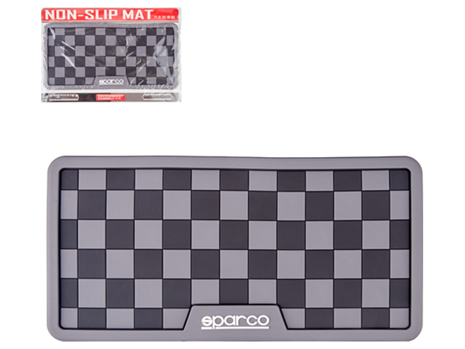 Килимок протиковзкий для торпедо Sparco Chess, 30×15см