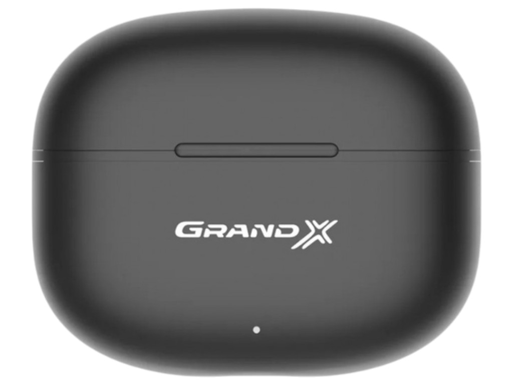 Наушники Grand-X GB-99B, вакуумные с микрофоном, беспроводное подключение,14,1×24×34мм, цвет черный