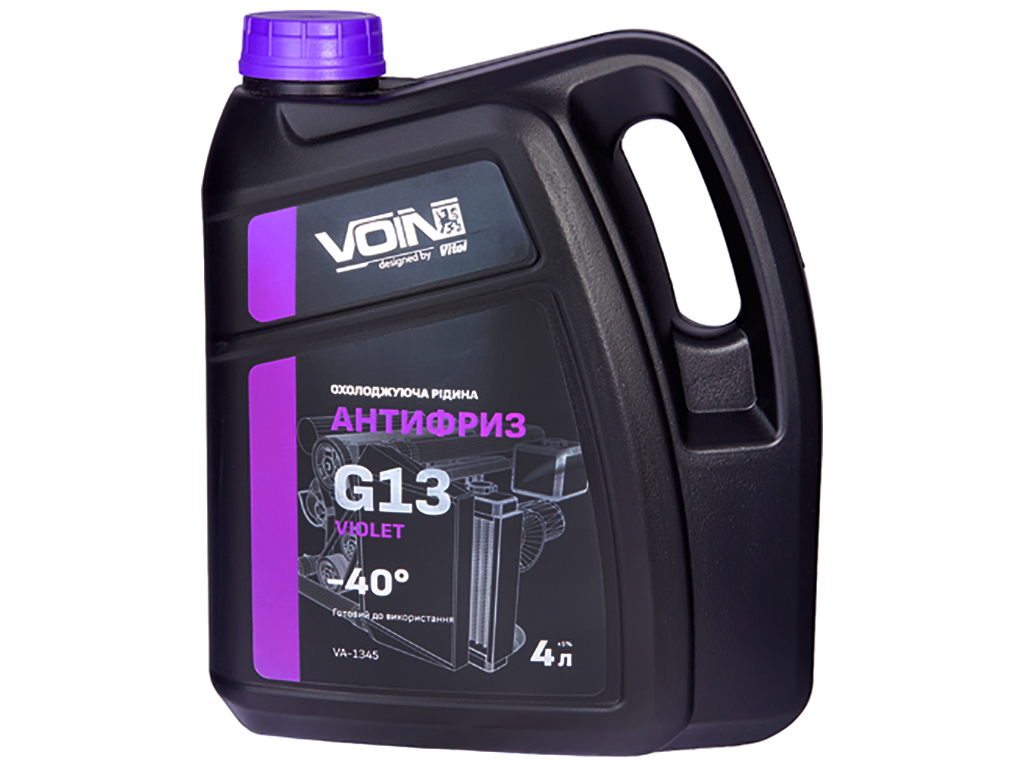 Антифриз Voin G13 Violet, до -40°C, 4л