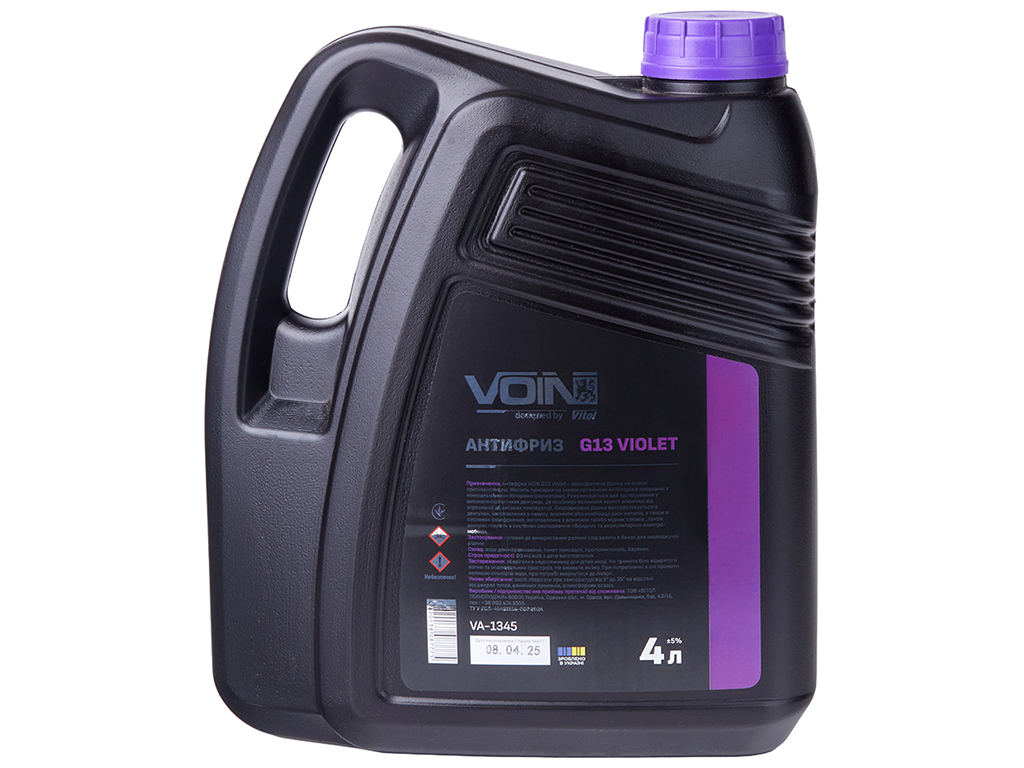 Антифриз Voin G13 Violet, до -40°C, 4л