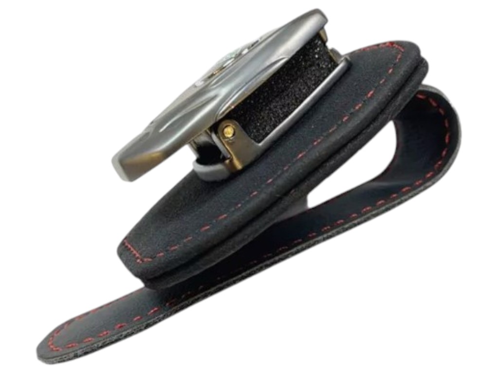 Держатель для очков и банковских карт Volkswagen, кожа, цвет чёрный