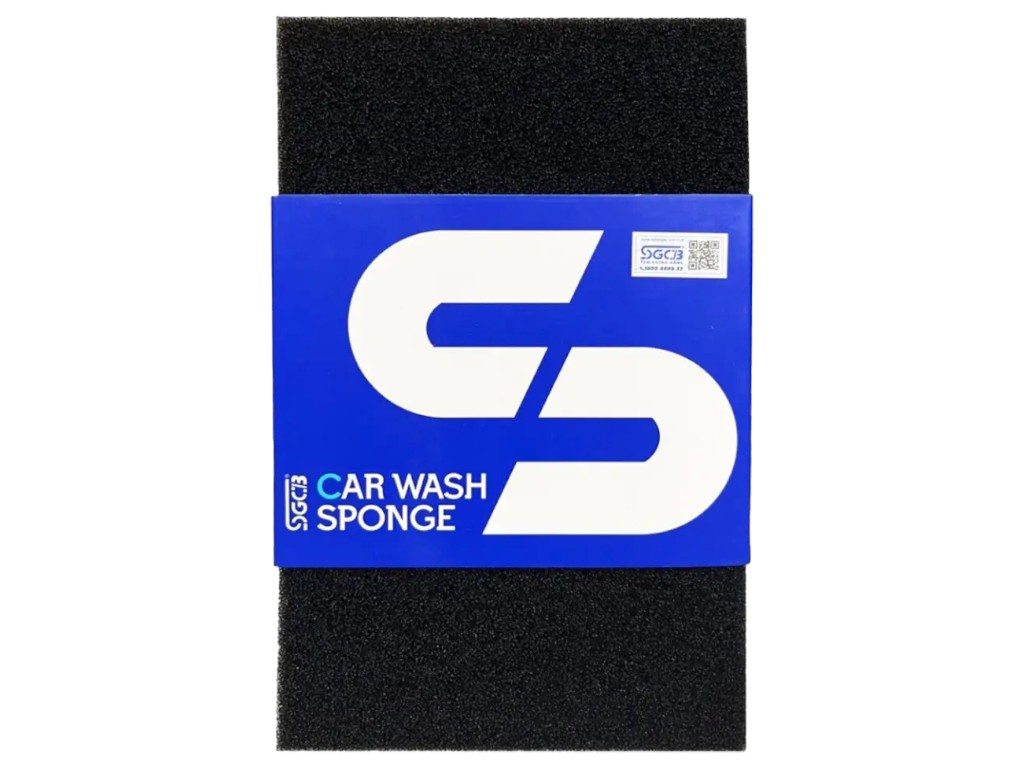 Губка для мойки SGCB Car Wash Sponge, 200×125×45 мм, цвет черный
