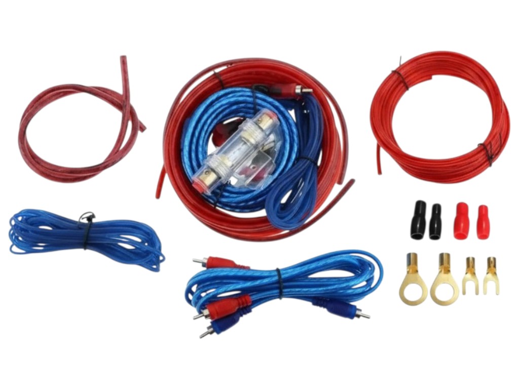 Набір для підключення підсилювача/сабвуфера MDX, силовий та аудіо кабель 4,5м, запобіжник 60А