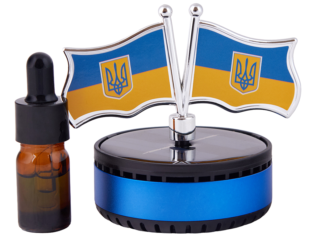 Освежитель воздуха Знамя с трезубцем, на солнечной батарее