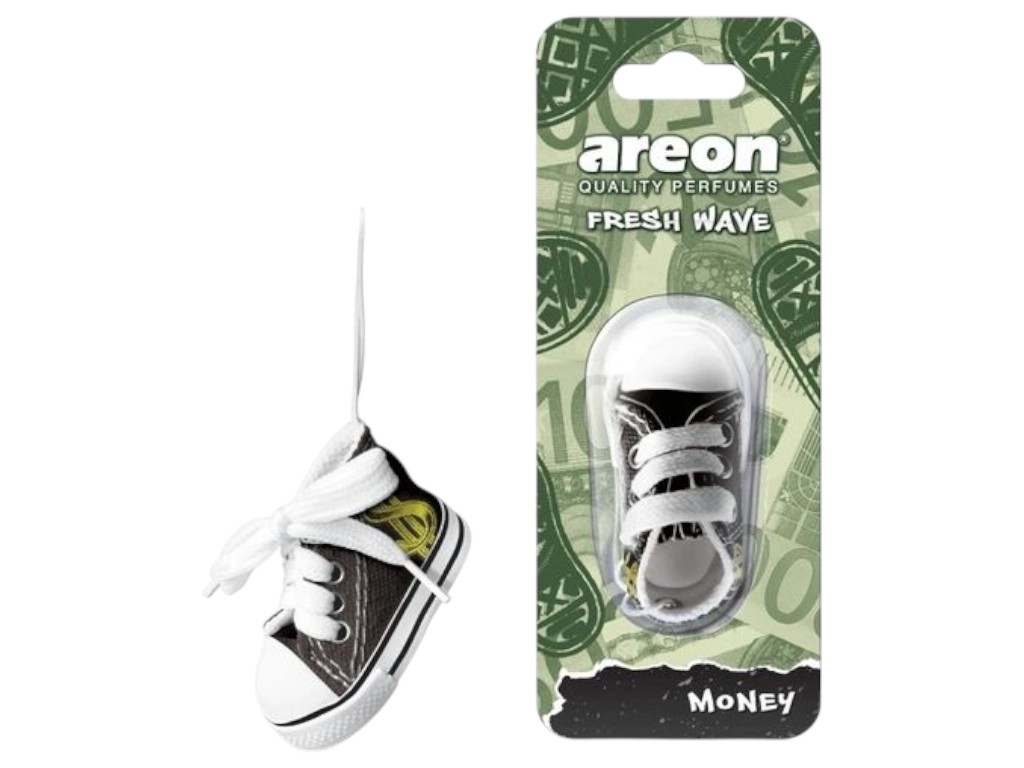 Освіжувач повітря Areon Fresh Wave Money, стильний формат кед, підвіска, 31г