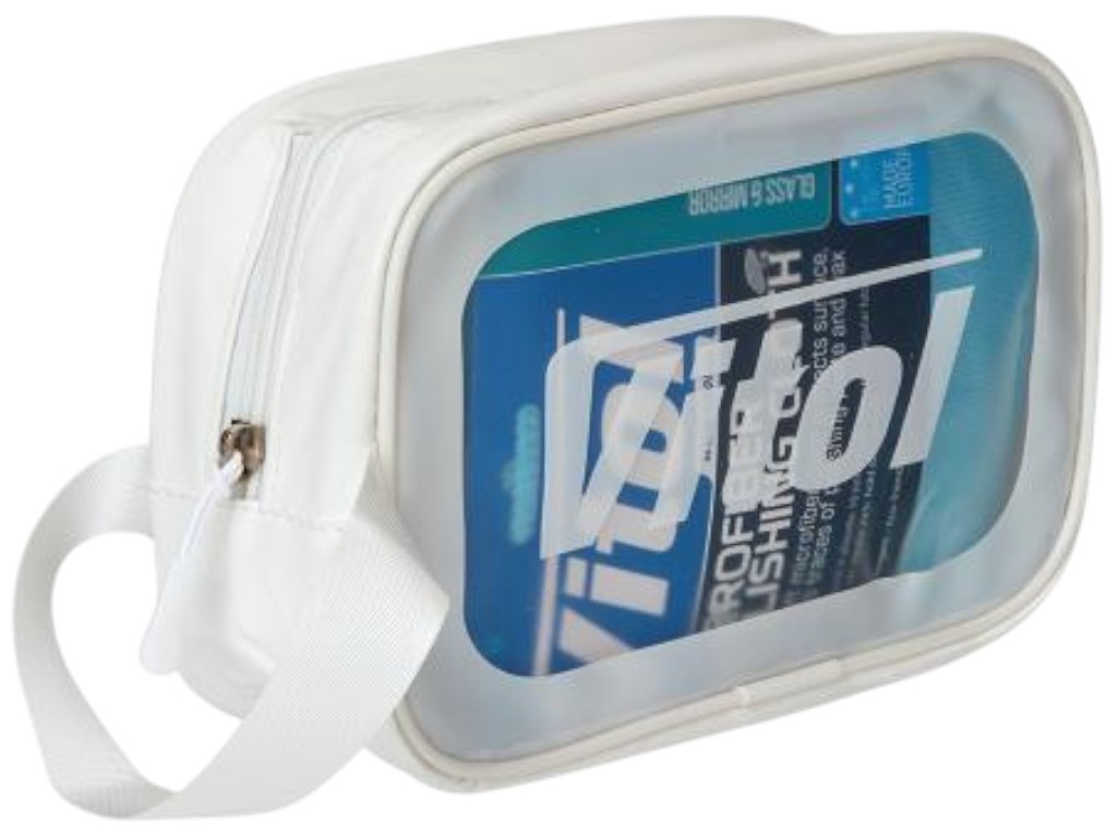 Набір Vitol Winter Limited Edition, ароматизатор, очищення скла, серветки, скребок, косметичка