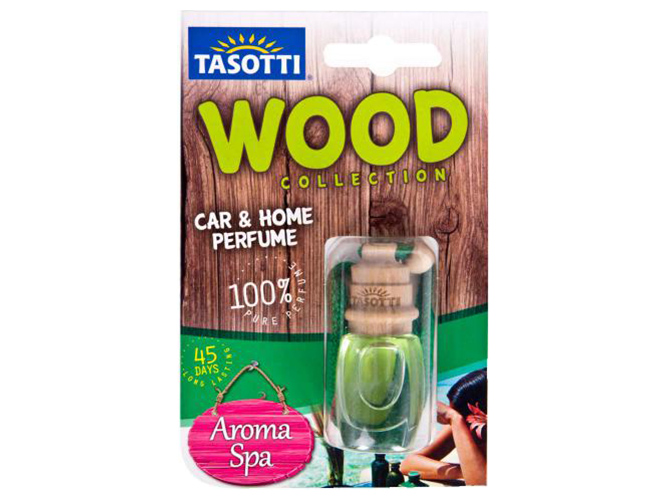 Ароматизатор пробковый на зеркало Tasotti Wood Aroma Spa 110527 7мл