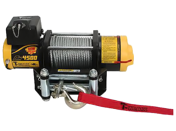 Лебідка ATWPRO-4500, 12V/2,04т, 6мм x 18м