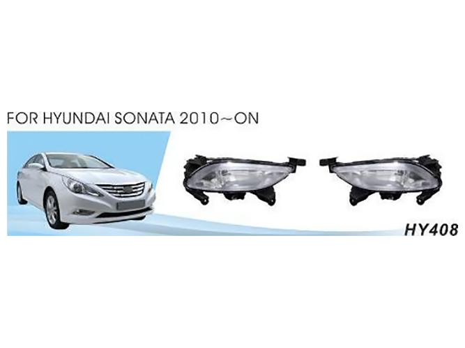 Фары дополнительные модель Hyundai Sonata, 2010-12, HY-408, 881-12V27W (цена за 2шт)