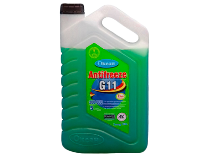Антифриз Anti-freeze GRS-40 G11 green "Океан" канистра 5л зеленый