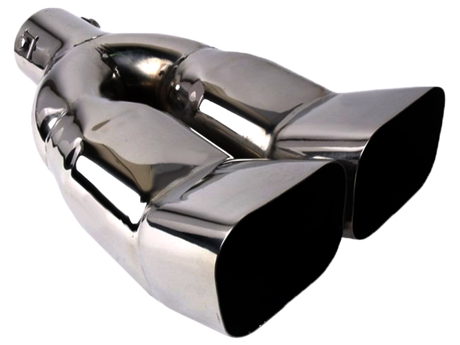 Насадка на глушник VITOL НГ-0165, D2,5''x2,2'', вхід D60мм, довжина 290мм, вихід D75мм