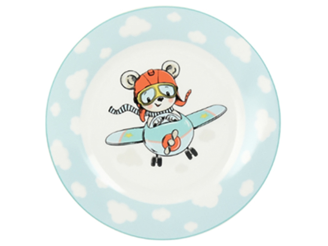 Тарілка обідня Limited Edition Little Pilot, 18см