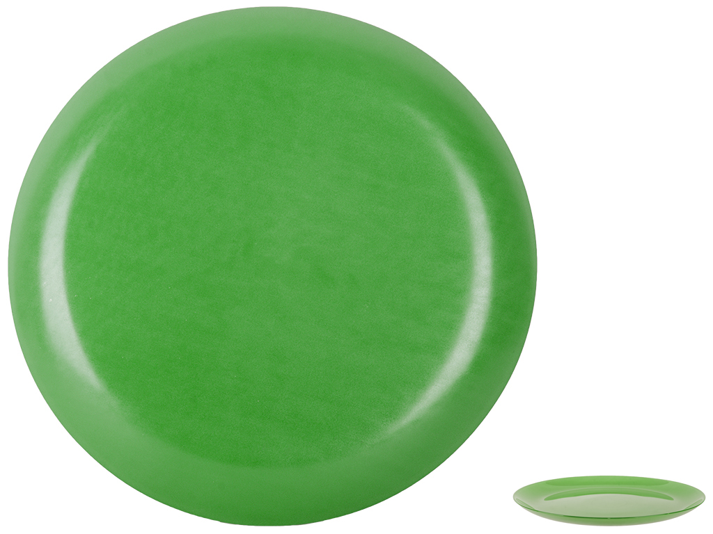 Тарілка обідня Luminarc Simply Bold, колір салатовий, 26х26х1,8см